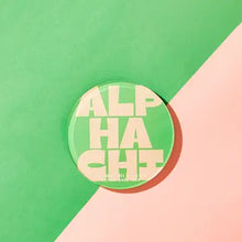 Load image into Gallery viewer, Alpha Chi Omega Acrylic Coasters