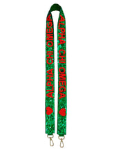 Load image into Gallery viewer, Alpha Chi Omega Sequin Heart Strap