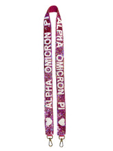 Load image into Gallery viewer, Alpha Omicron Pi Sequin Heart Strap- 2 colors!