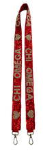 Load image into Gallery viewer, Chi Omega Sequin Heart Strap