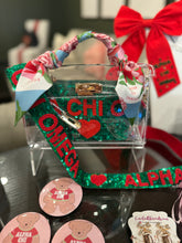 Load image into Gallery viewer, Alpha Chi Omega Sequin Heart Strap