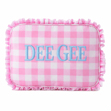 Load image into Gallery viewer, Dee Gee Gingham Cosmetic Bag