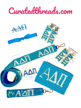 Load image into Gallery viewer, Alpha Delta Pi Beaded Coin Purse