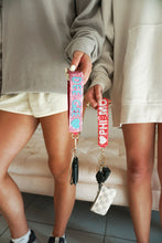 Load image into Gallery viewer, Phi Mu Sequin Heart Wristlet