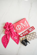 Load image into Gallery viewer, Phi Mu Scrunchie