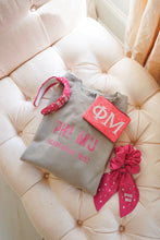 Load image into Gallery viewer, Phi Mu Scrunchie