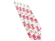 Load image into Gallery viewer, Phi Mu Sequin Heart Strap- 2 colors!