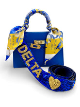 Load image into Gallery viewer, Delta Delta Delta Scarflette