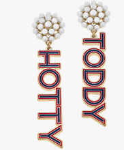 Load image into Gallery viewer, Cluster Pearl Hotty Toddy Earrings
