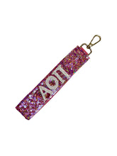 Load image into Gallery viewer, Sequined Sorority Letter Wristlets