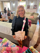 Load image into Gallery viewer, Phi Mu Sequin Heart Strap- 2 colors!
