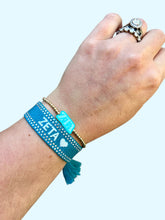 Load image into Gallery viewer, Zeta Tau Alpha Crystal Bolo Bracelet