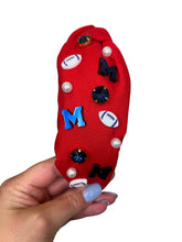 Load image into Gallery viewer, Red Ole Miss Game Day Headband