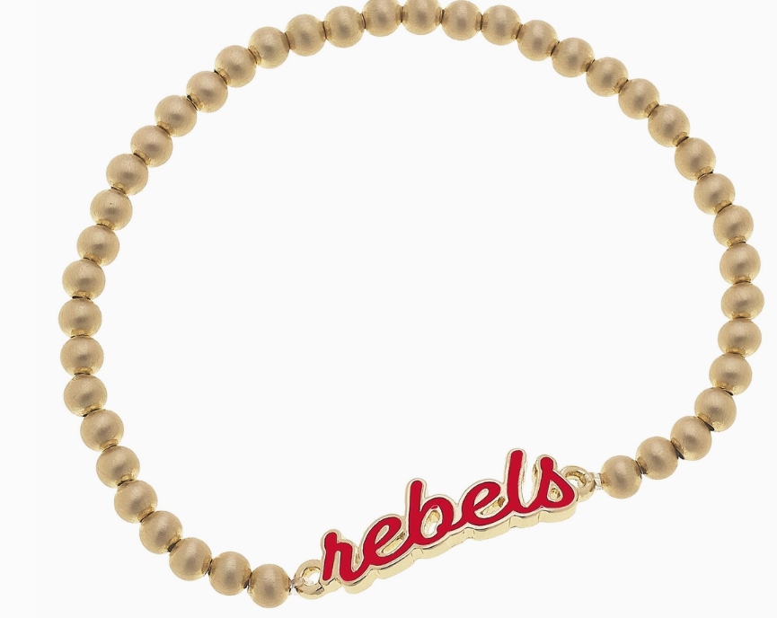 Ole Miss Rebels Stretch Bracelet