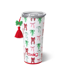 Load image into Gallery viewer, SWIG 22oz Holiday Bows Tumbler