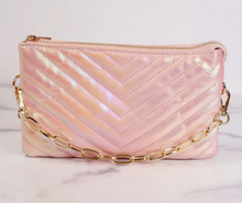 Load image into Gallery viewer, Pink Opal Quilted Crossbody