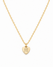 Load image into Gallery viewer, Alpha Omicron Pi Mini Color Pop Heart Necklace