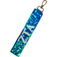 Load image into Gallery viewer, Sequined Sorority Letter Wristlets