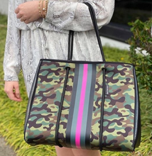 Load image into Gallery viewer, preneLOVE Pink Army Tote