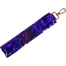 Load image into Gallery viewer, Sequined Sorority Letter Wristlets