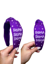 Load image into Gallery viewer, Sigma Sigma Sigma Headband
