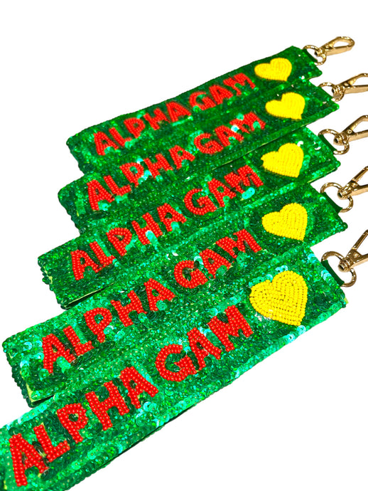 Thread Wrislets Sorority Sequined Wristlets – Curated Threads