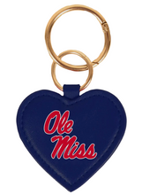Load image into Gallery viewer, Game Day Heart Keyring - Multiple Schools
