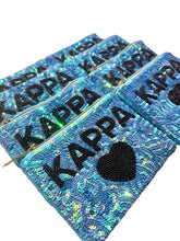 Load image into Gallery viewer, Sequin Heart Kappa Kappa Gamma Coin Purse
