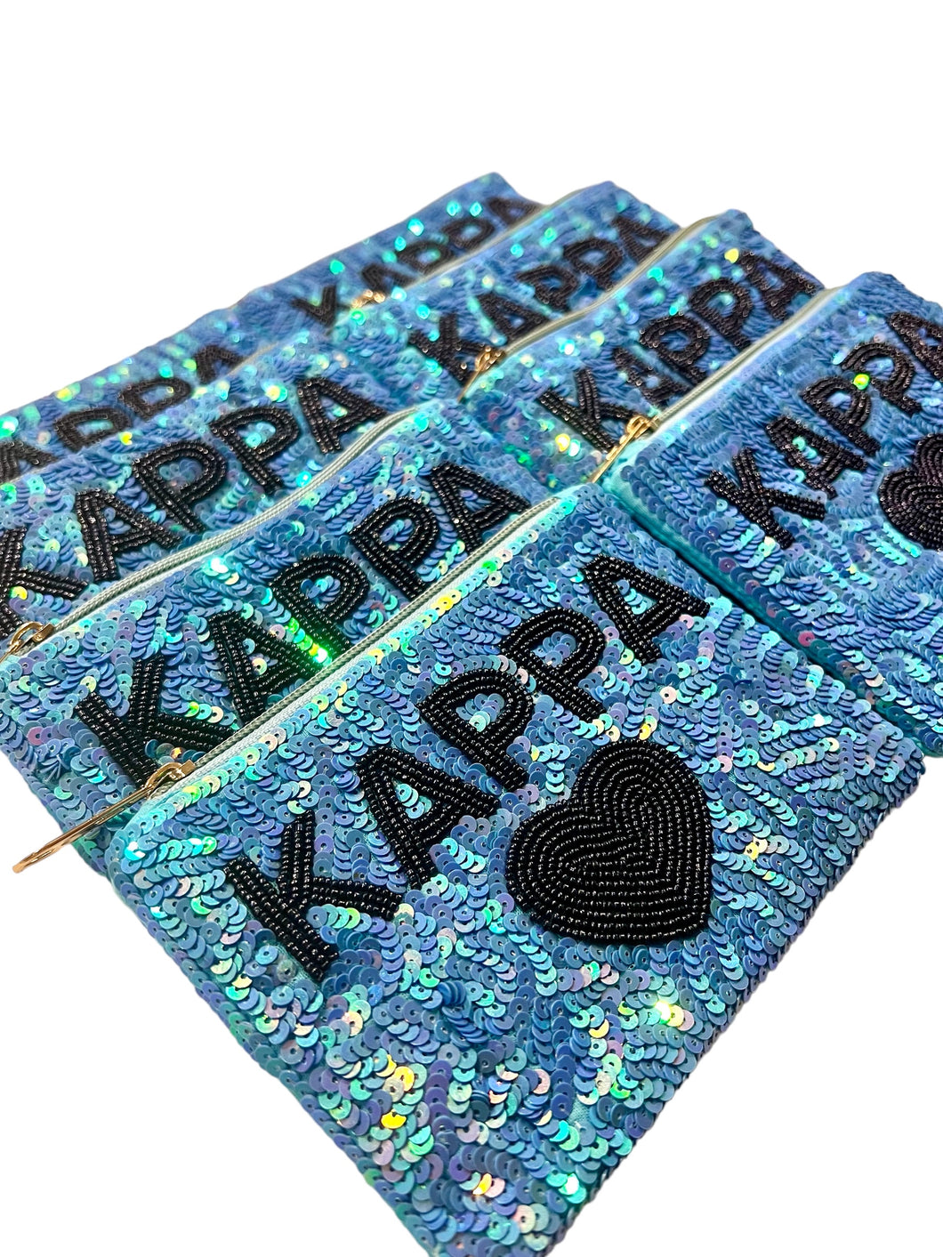 Sequin Heart Kappa Kappa Gamma Coin Purse