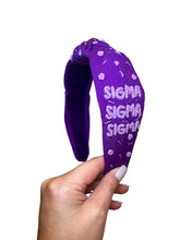 Load image into Gallery viewer, Sigma Sigma Sigma Headband
