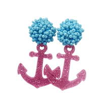Load image into Gallery viewer, Delta Gamma Earrings
