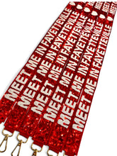 Load image into Gallery viewer, Meet Me In Fayetteville Sequin Game Day Purse Strap
