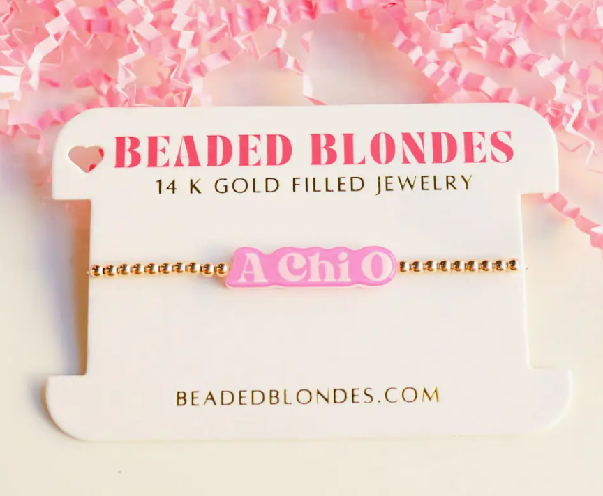 Beaded Blondes Sorority Bracelets