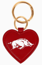 Load image into Gallery viewer, Game Day Heart Keyring - Multiple Schools
