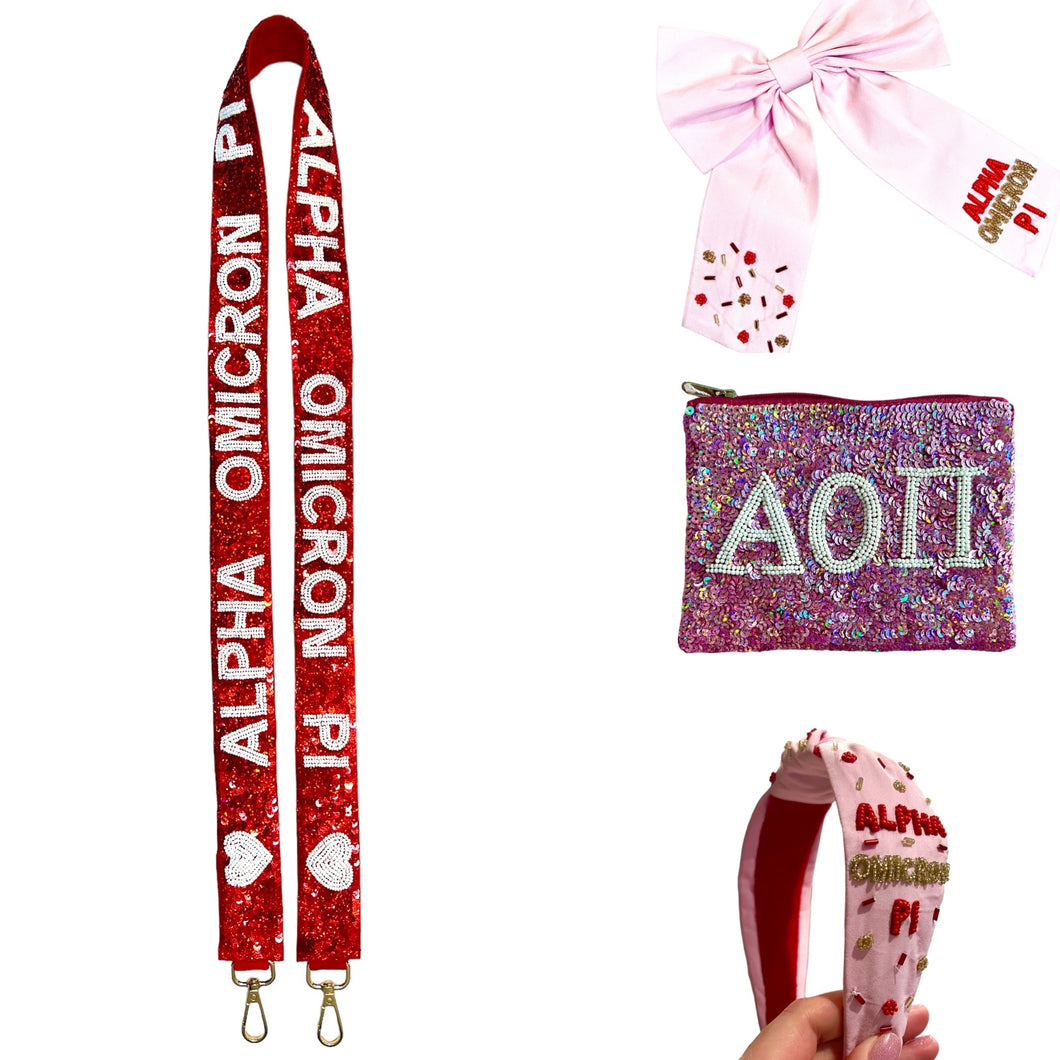 Alpha Omicron Pi Headband