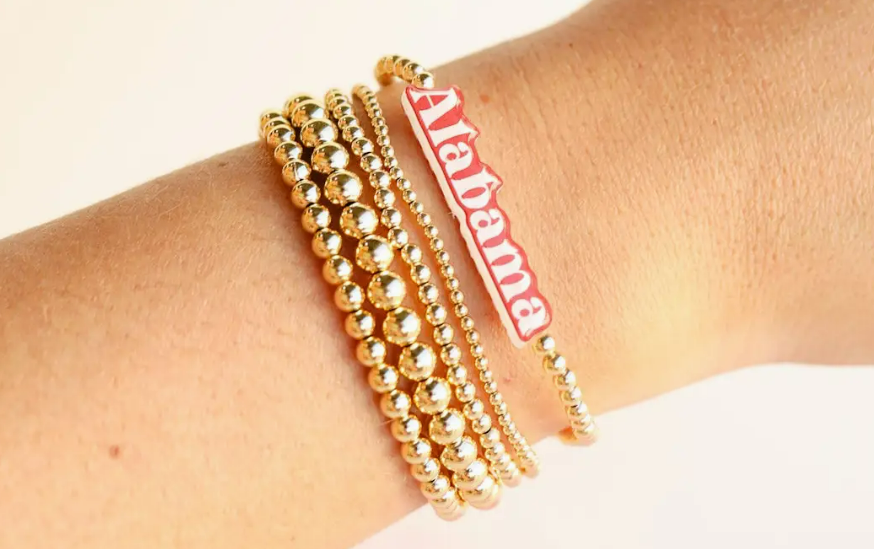 Beaded Blondes Alabama Bracelet