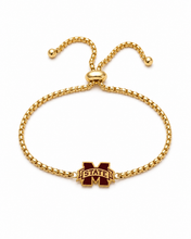 Load image into Gallery viewer, Mississippi State Bolo Cinch Bracelet
