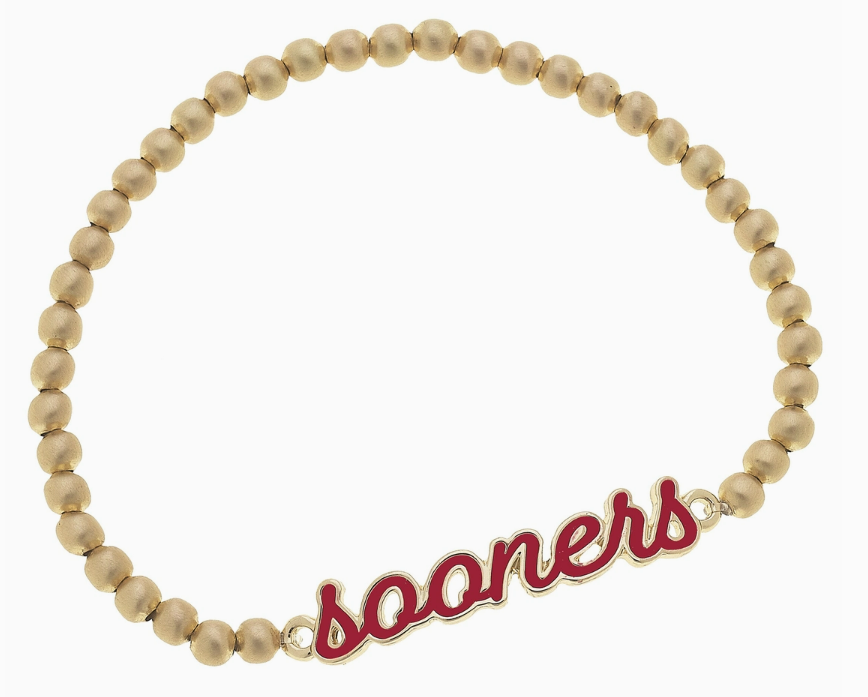 Oklahoma Sooners Stretch Bracelet