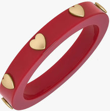 Load image into Gallery viewer, Heart Resin Bangle
