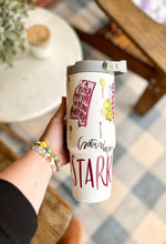 Load image into Gallery viewer, Starkville Tailgating Flip Lid Tumbler
