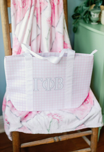 Load image into Gallery viewer, Gamma Phi Beta Gingham Tote
