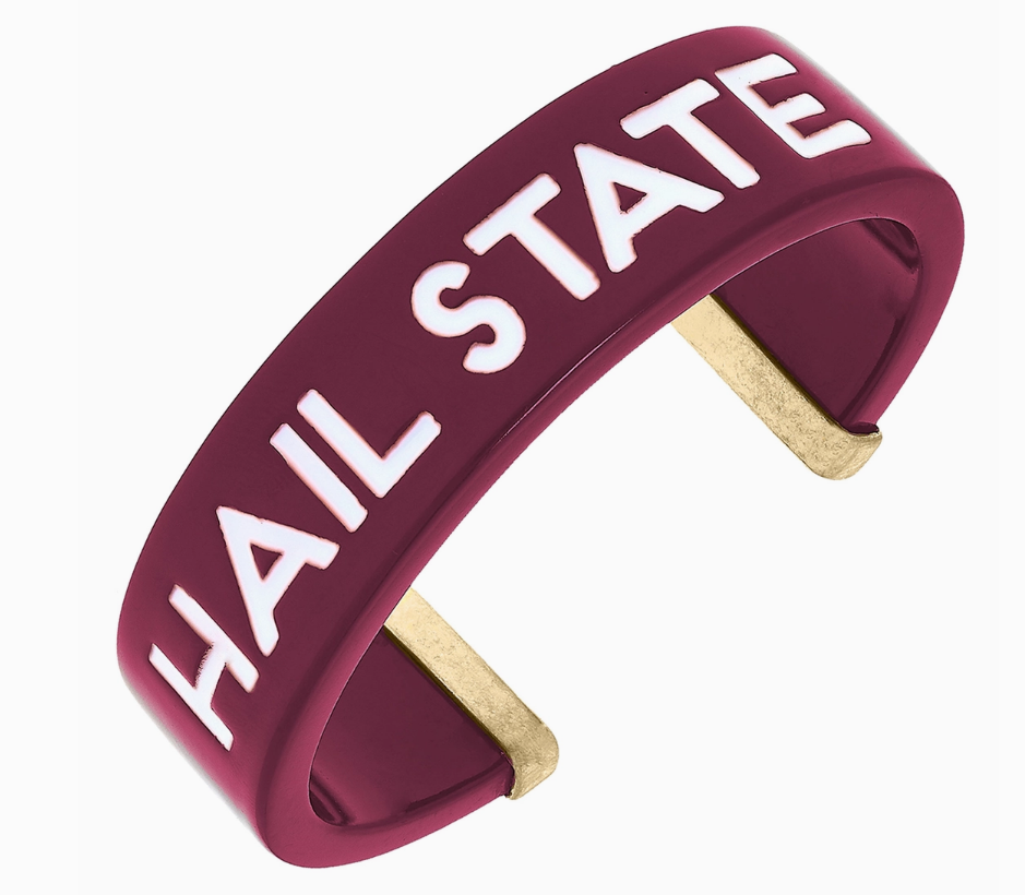 Hail State Resin Cuff