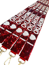 Load image into Gallery viewer, I ♥️ Oklahoma Sequin Game Day Strap
