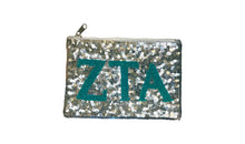 Load image into Gallery viewer, Sequin Zeta Tau Alpha Coin Purse
