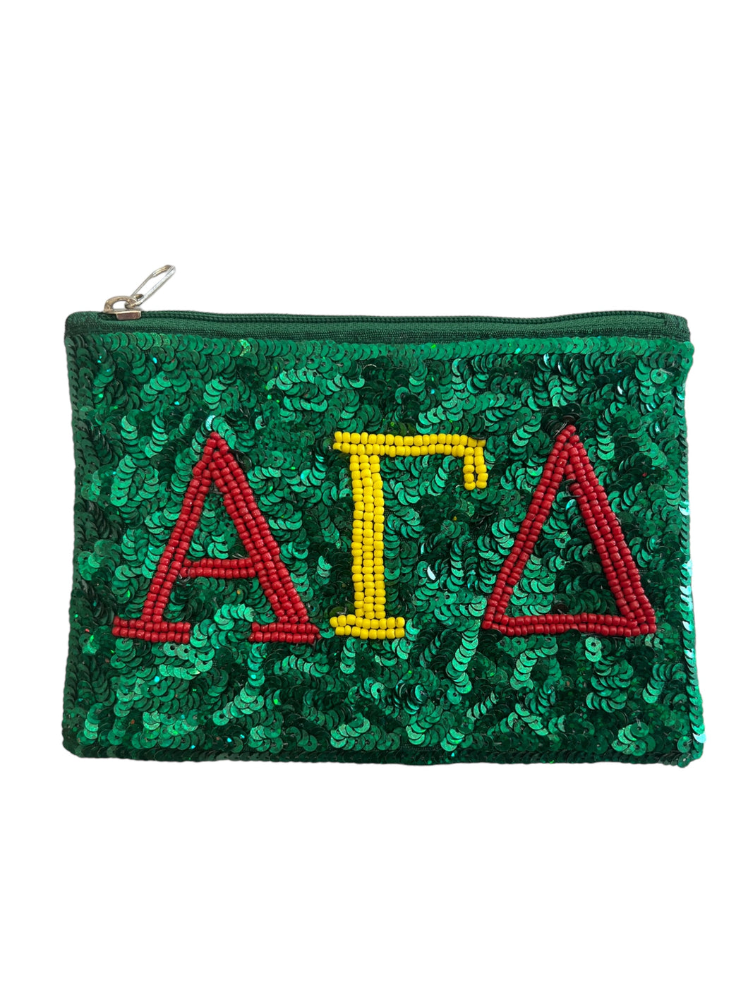 Sequin Alpha Gamma Delta Coin Purse