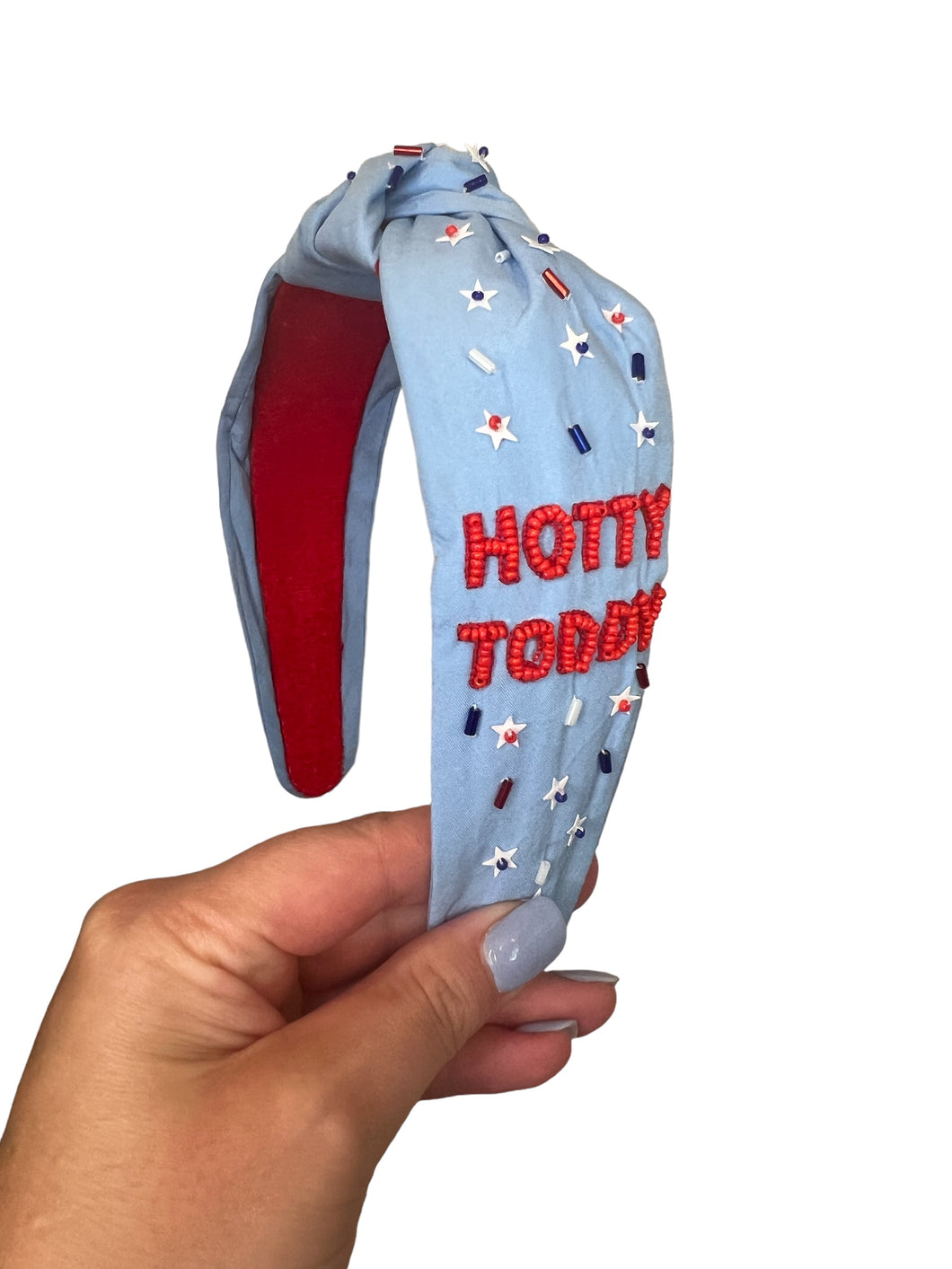 Light Blue Hotty Toddy Game Day Headband