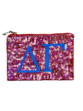 Load image into Gallery viewer, Sequin Delta Gamma Coin Purse
