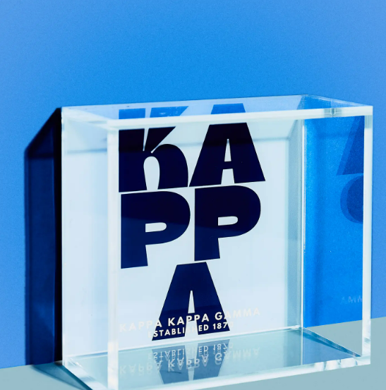 Kappa Kappa Gamma Acrylic Tray