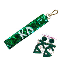 Load image into Gallery viewer, Sequined Sorority Letter Wristlets
