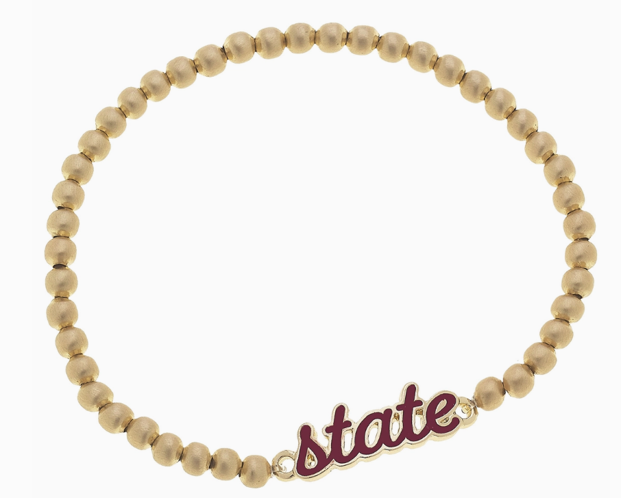 Mississippi State Stretch Bracelet